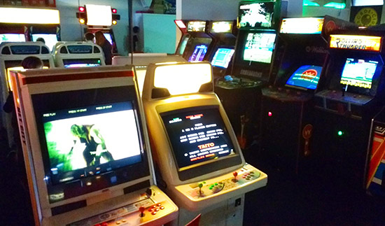 Classic games alongside Japanese imports