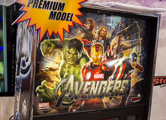 The translite for the Premium model