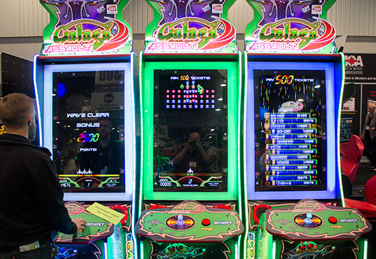 Galaga Assault from Raw Thrills