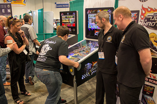 The Heighway Pinball stand