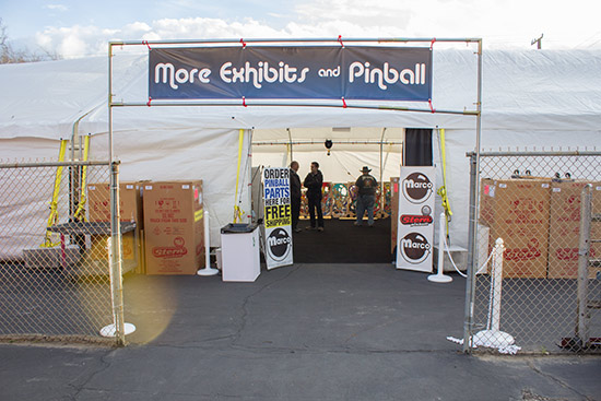 The vendor tent