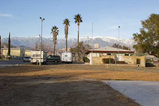 The view from the campground