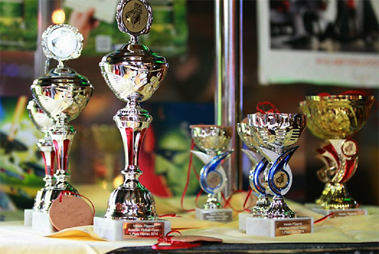 Trophies for the main, side and Ladies tournaments