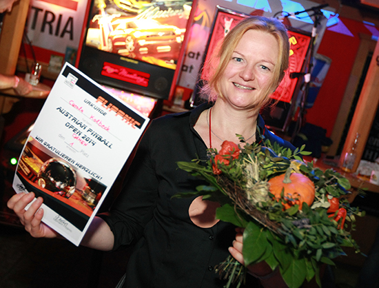 Winner of the Ladies Tournament, Carola Kolbeck