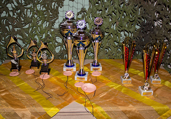 Trophies for the Open, Classic and Ladies tournaments