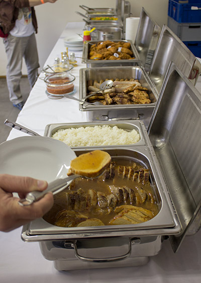 It's one o'clock and time for lunch