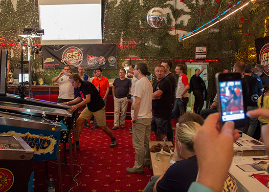 The final was shown on the big and small screens