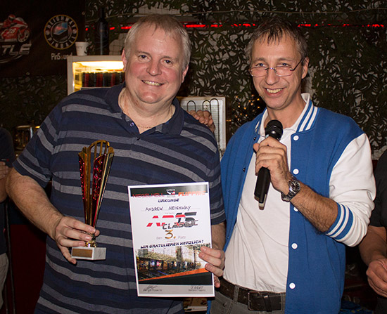 Third place, Andrew Heighway