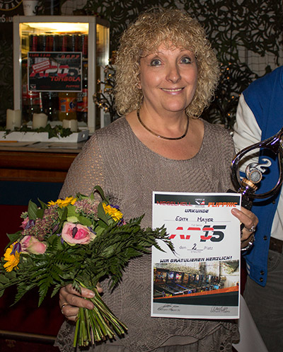 Second place, Edith Mayer