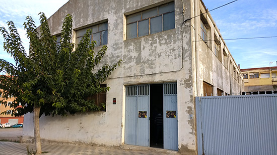 The entrance to the venue