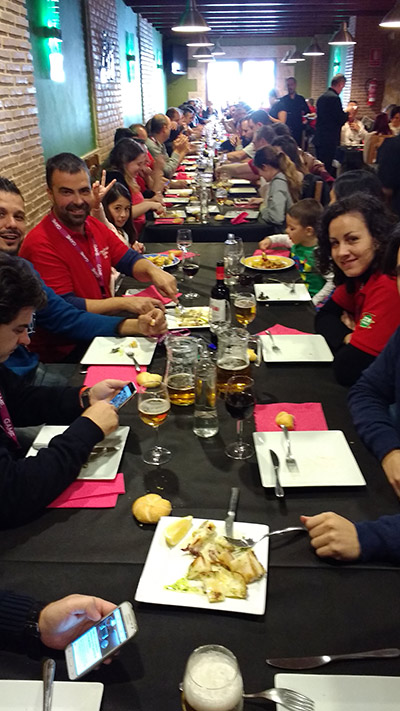 The tournament takes a break for lunch