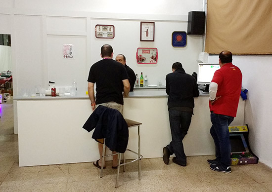 The bar