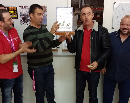 Fourth place, Carlos Javier Parra