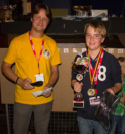 Second place, Tom Vis