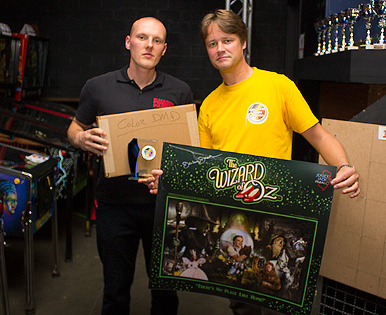 Winner of the Belgian Open Pinball 2013, Marcin Kisiel