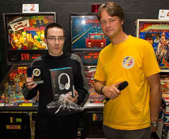 Third place, 	Timoth&eacute;e Hulin Bouard with his prizes