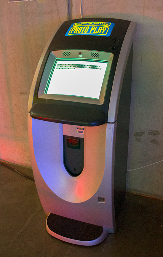 One of the tournament score terminals