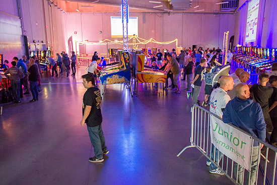 Inside the Belgian Open Tournament hall