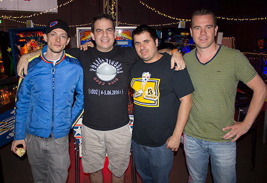 The four finalists in the Classic Tournament: