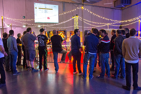 Players and spectators for the Classics Tournament final