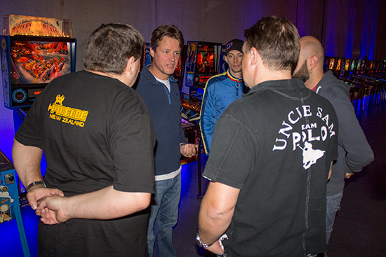 Organiser Lieven Engelbeen explains the format of the final