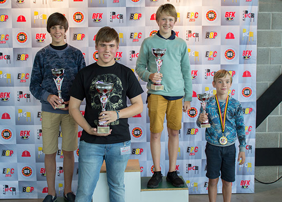 Top four in the Youth Tournament: