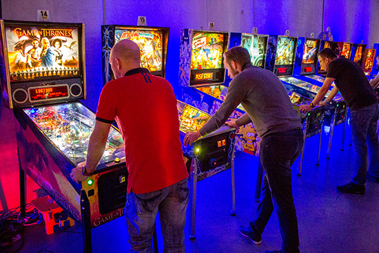 Each game had a fob reader on the coin door to add credits and start the game