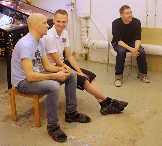 Christian, Lucasz and Mats kick off the last eight of the main tournament