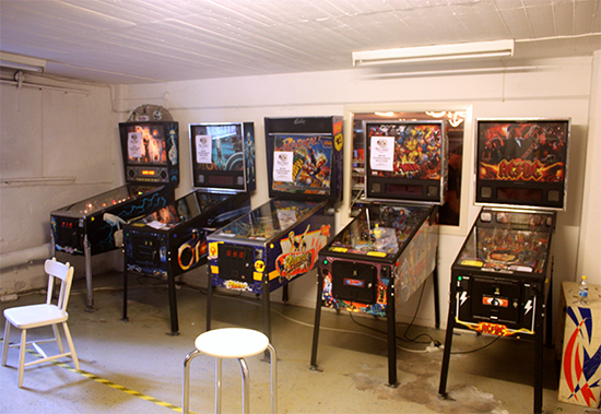 Machines in the side room