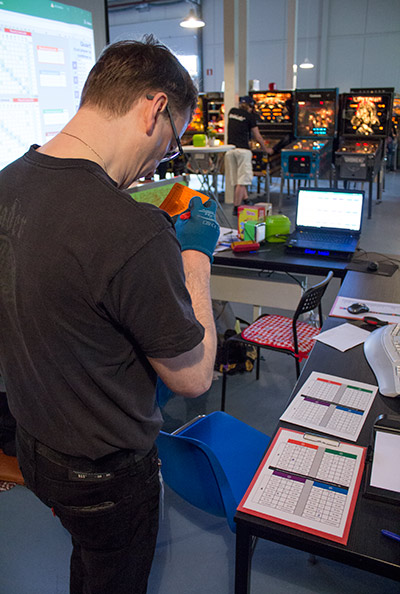 Results were recorded on your score card