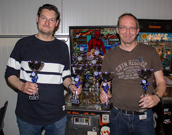 Second place, Dutch Pinball Team