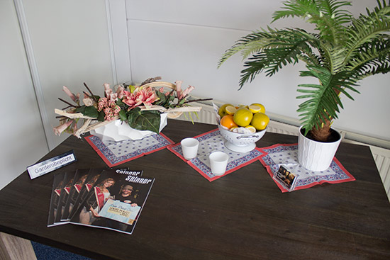 The table in the lobby had copies of the NFV magazine, 'Spinner'