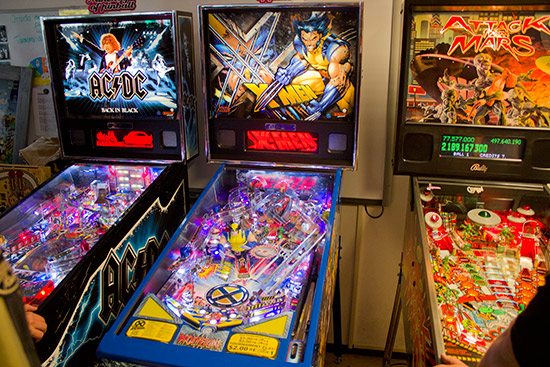 Three machines in the fifth side room