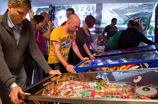 Players enjoying the games