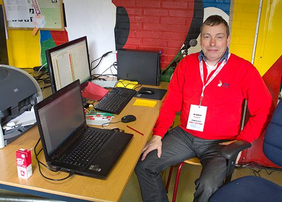 Ad with his computers