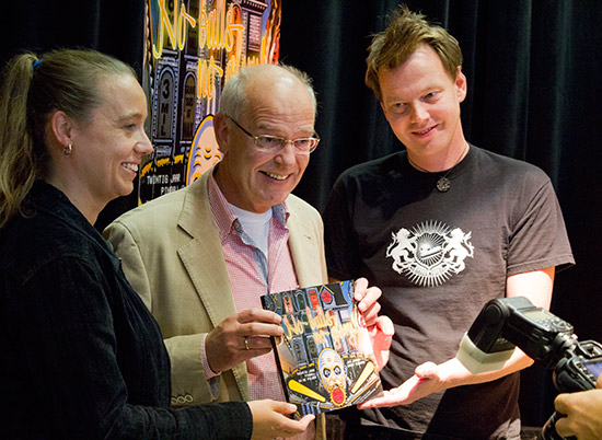 The book is presented to Gerrit Zalm