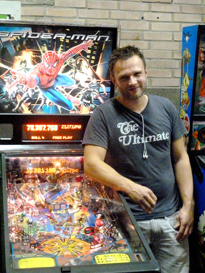 Jasper van Eeden with his winning Spider-Man score