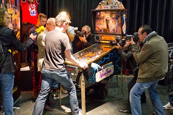 The event generated plenty of interest from the press