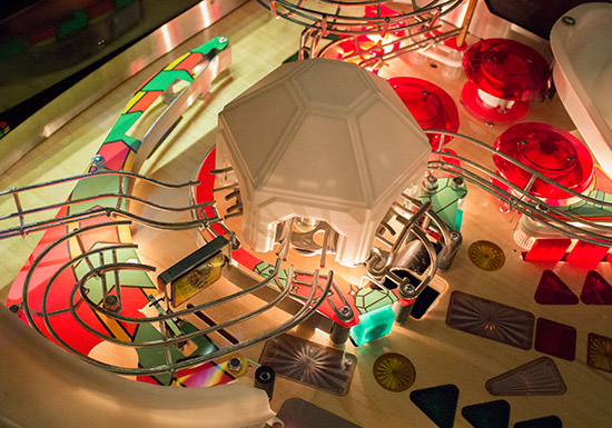 The prototype whitewood playfield