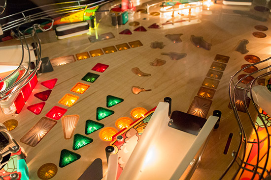 The prototype whitewood playfield