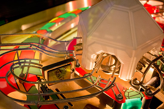 The prototype whitewood playfield