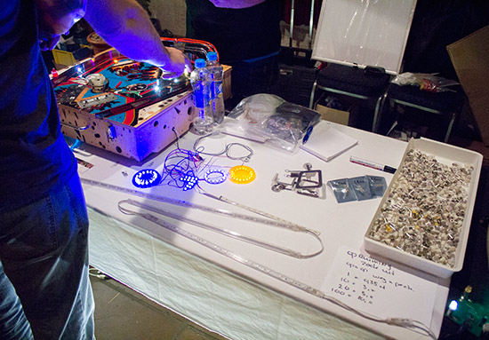 The LEDs4PIN stand