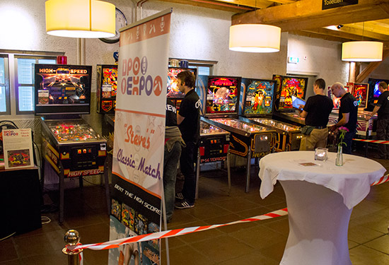 The area reserved for the Steve's Classic Match tournament