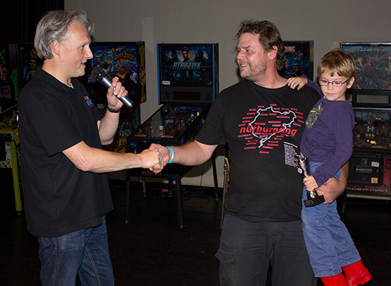 Winner of the Junior Tournament, Pascal Schellen
