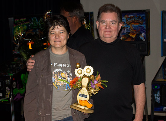 Winner of the Ladies Tournament, Helen de Haan-Verbeek