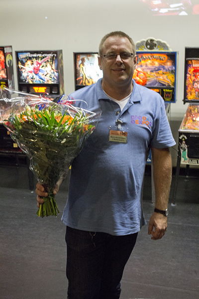 Flowers to the organisers