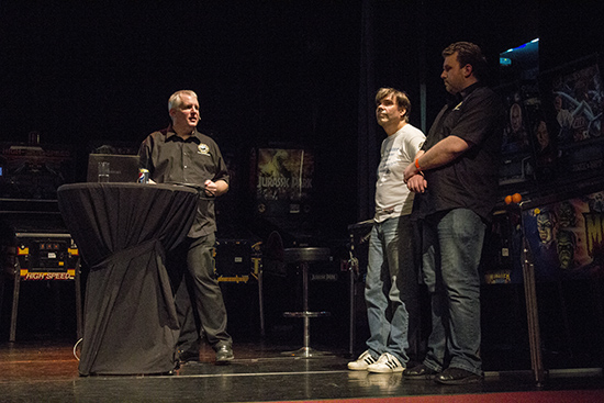 Andrew with Ingvar and Harrie
