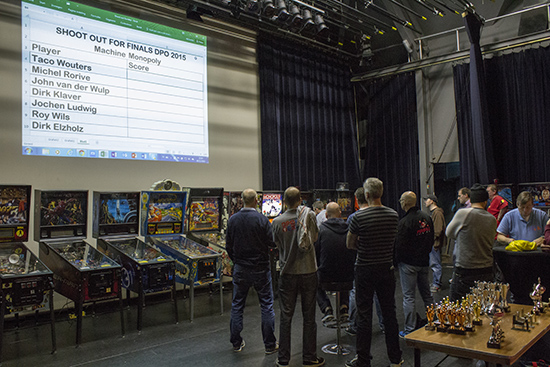Seven players have a shoot-out to decide three places in the final