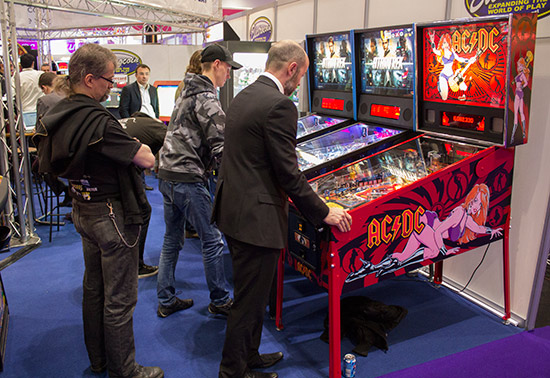 Stern machines on the Electrocoin stand