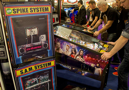 The demonstration WWE Wrestlemania machine